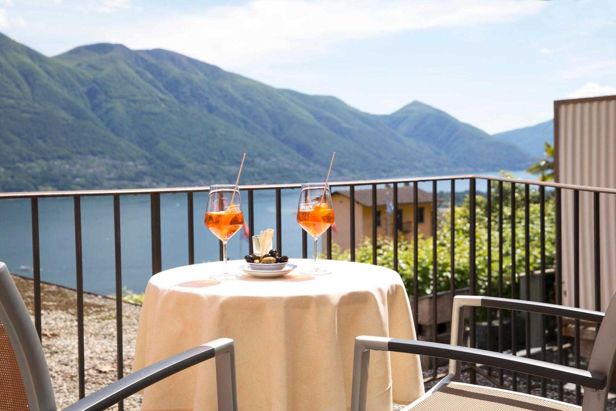 Garten Hotel Dellavalle Brione sopra Minusio Dış mekan fotoğraf