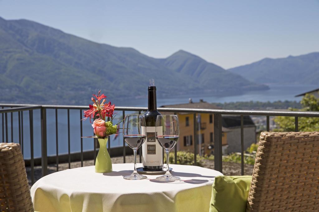 Garten Hotel Dellavalle Brione sopra Minusio Dış mekan fotoğraf